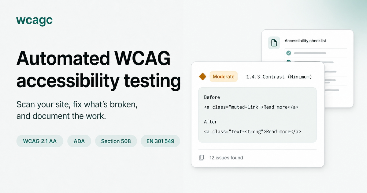 WCAG Compliance